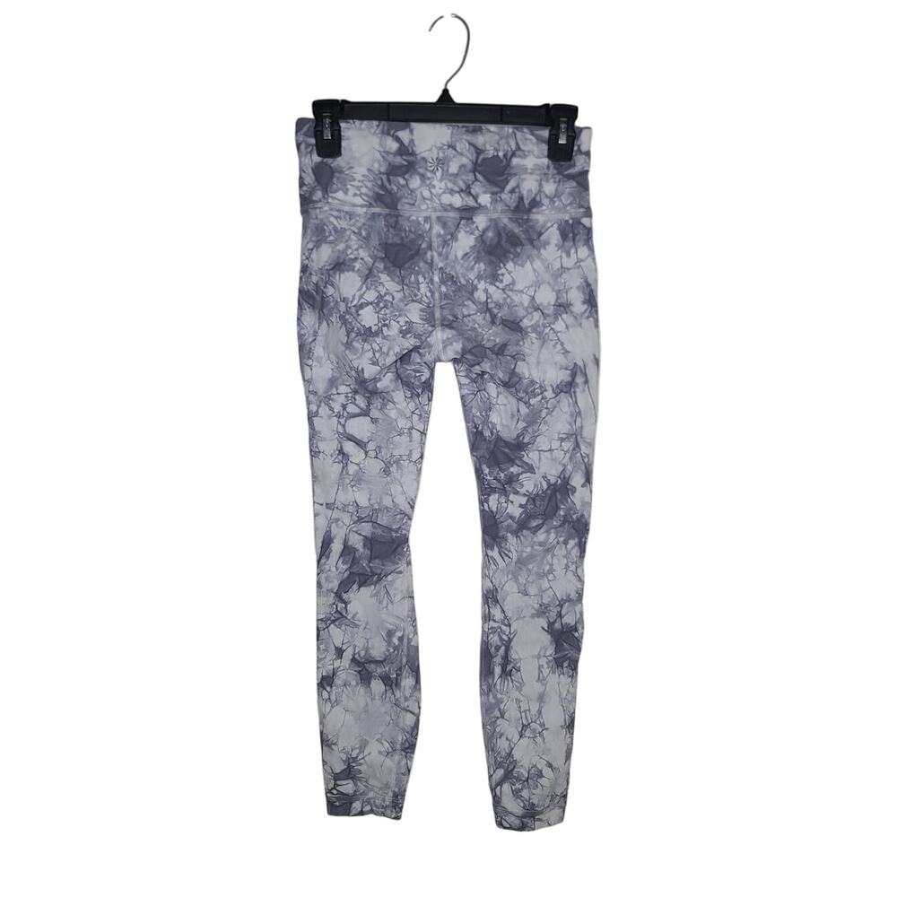 Athleta Salutation 7/8 Powervita grey marble tie dye leggings - Small - 777526